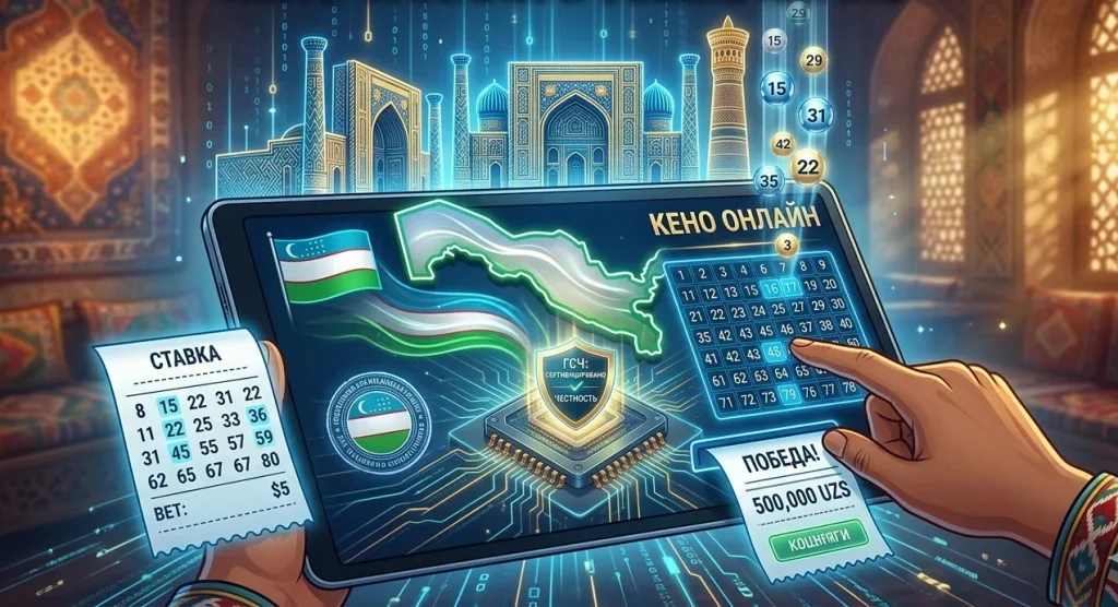 Правила игры Кено онлайн в Узбекистане